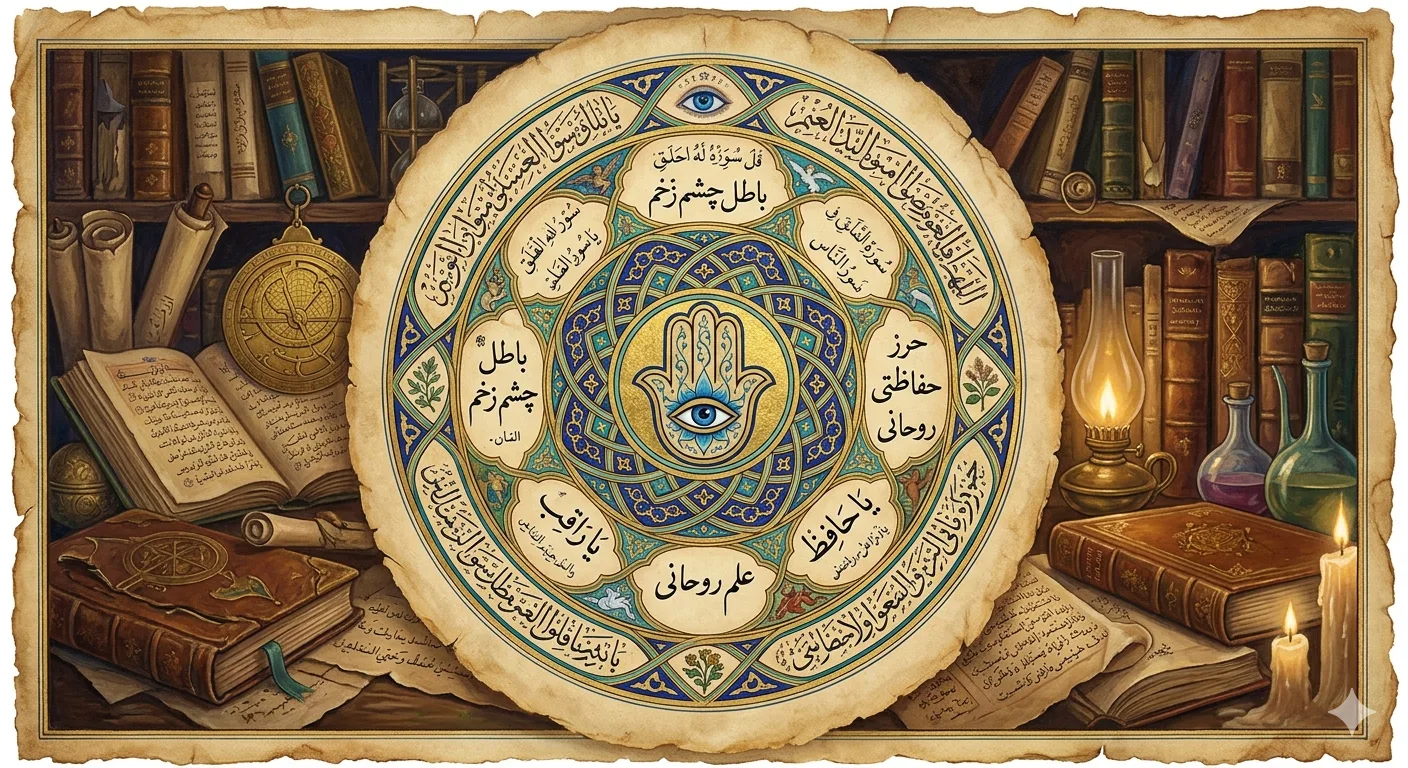طلسم باطل کردن سحر، جادو و چشم زخم