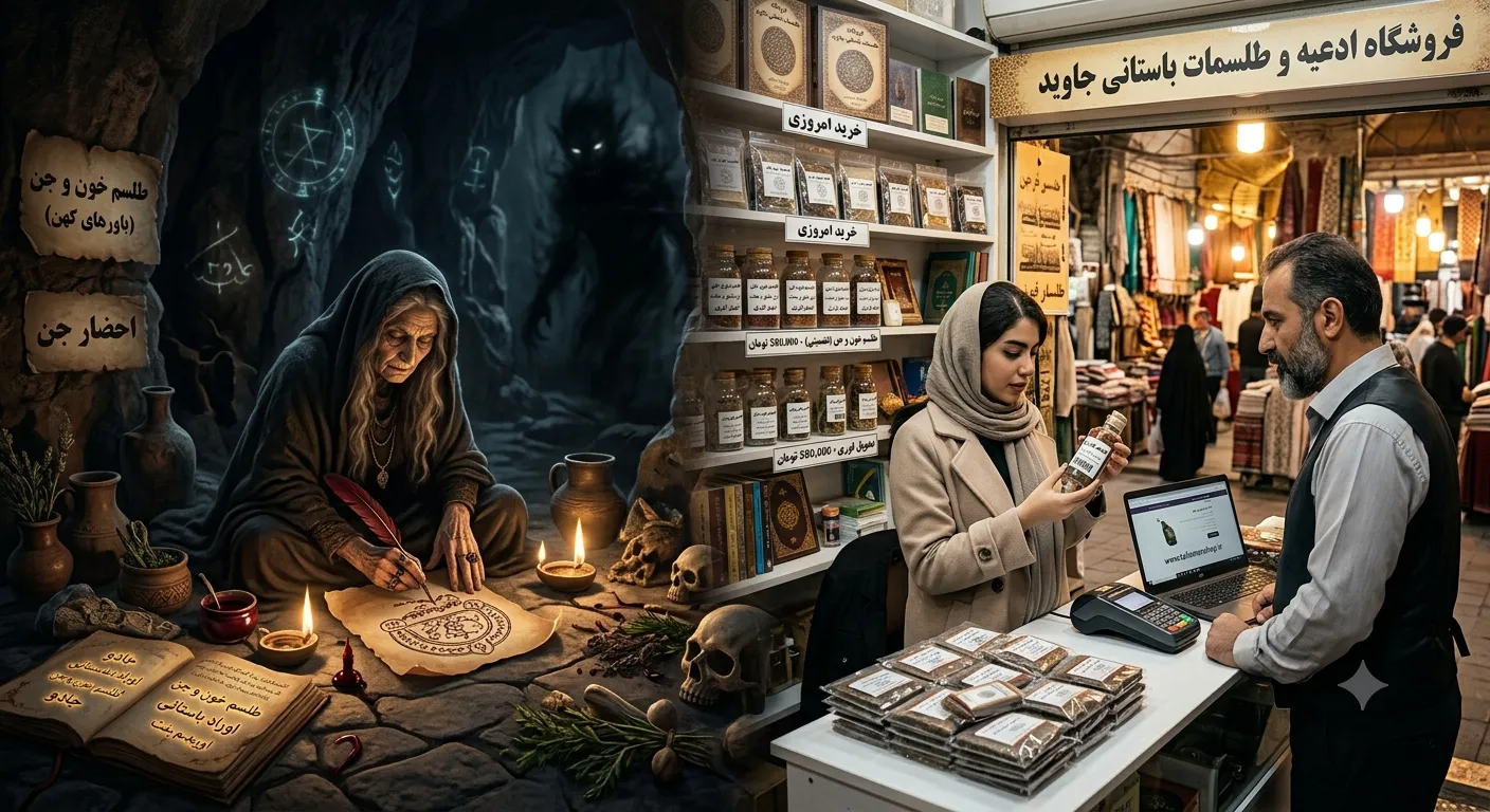 طلسم خون و جن؛ از باورهای باستانی تا خرید امروزی